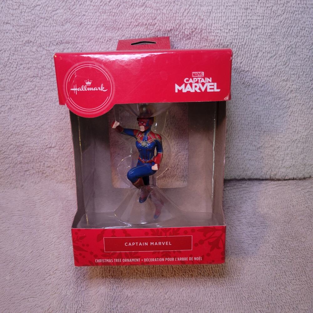 Hallmark Christmas Ornament, Captain Marvel Avengers Superhero 2019 New